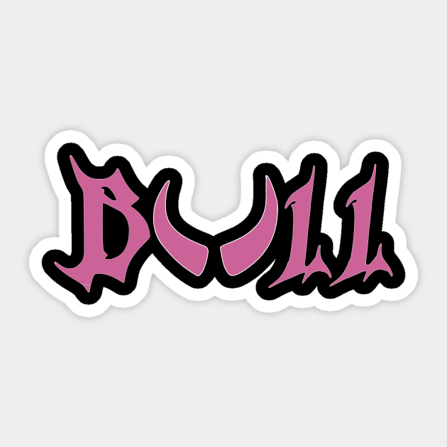 bull Sticker by Oluwa290